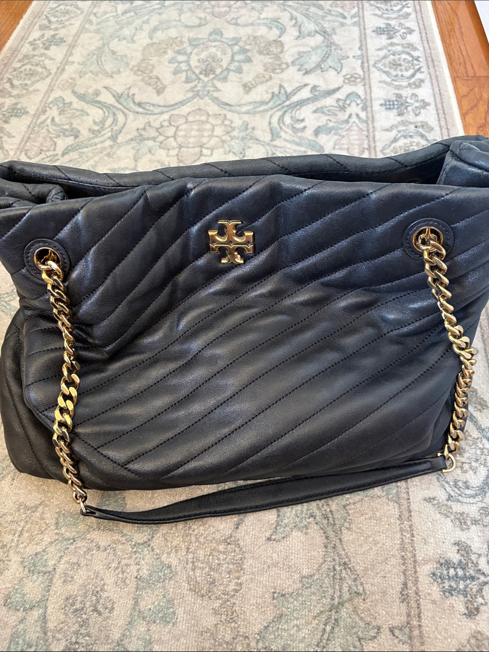 Tory Burch Black Quilted Shoulder Bag